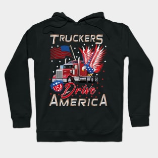 Truck Driver America Hoodie